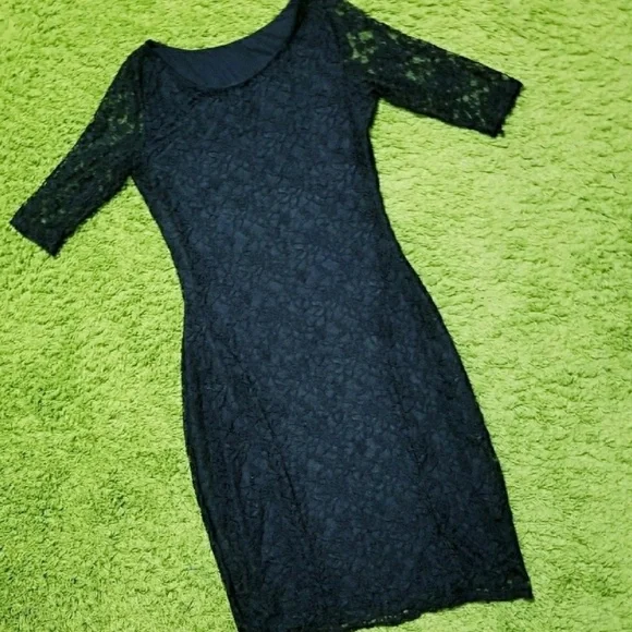Lace Little Black Dress - Picture 4 of 5